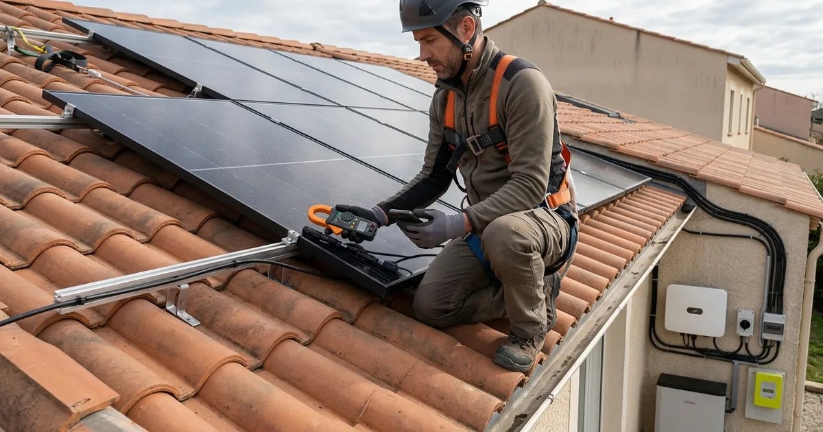 Installation photovoltaïque dans l'Aude